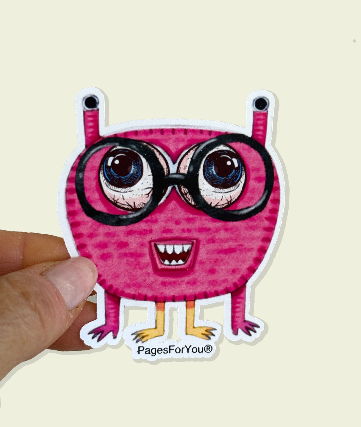 Too Cute to Spook · Funny Halloween Die-Cut Sticker Pack (4 Pieces)