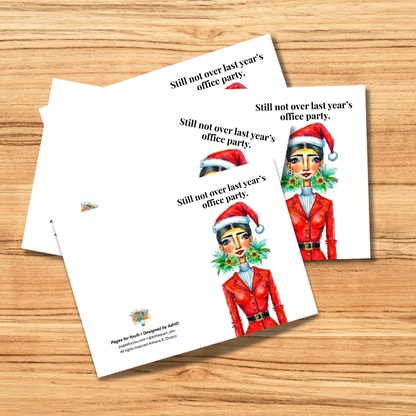 Still Not Over the Office Party – Holiday Greeting Card
