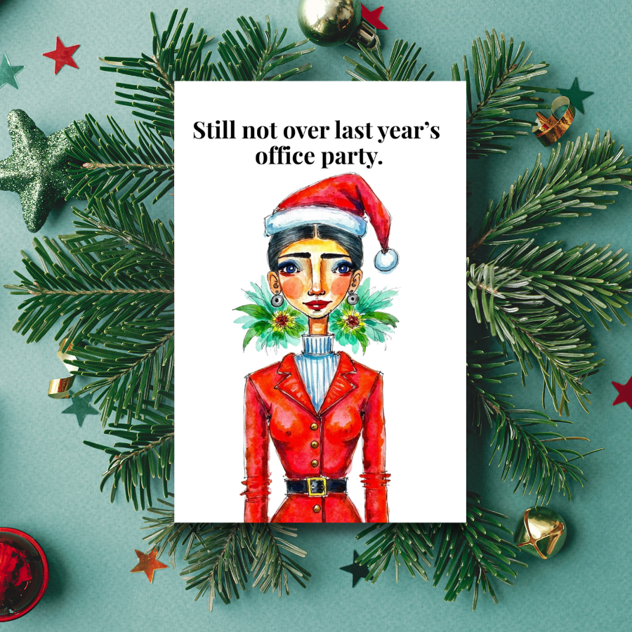 Still Not Over the Office Party – Holiday Greeting Card