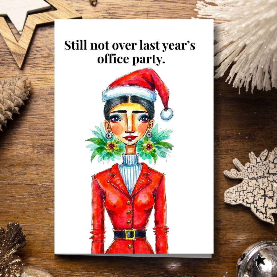 Still Not Over the Office Party – Holiday Greeting Card