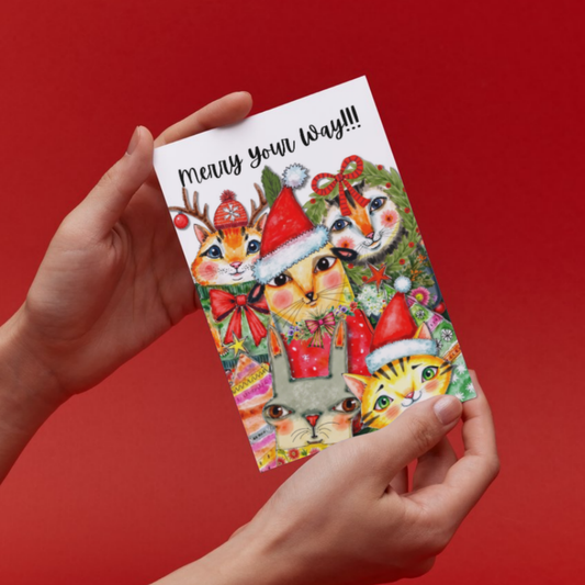 Merry Your Way!!! Holiday Greeting Card