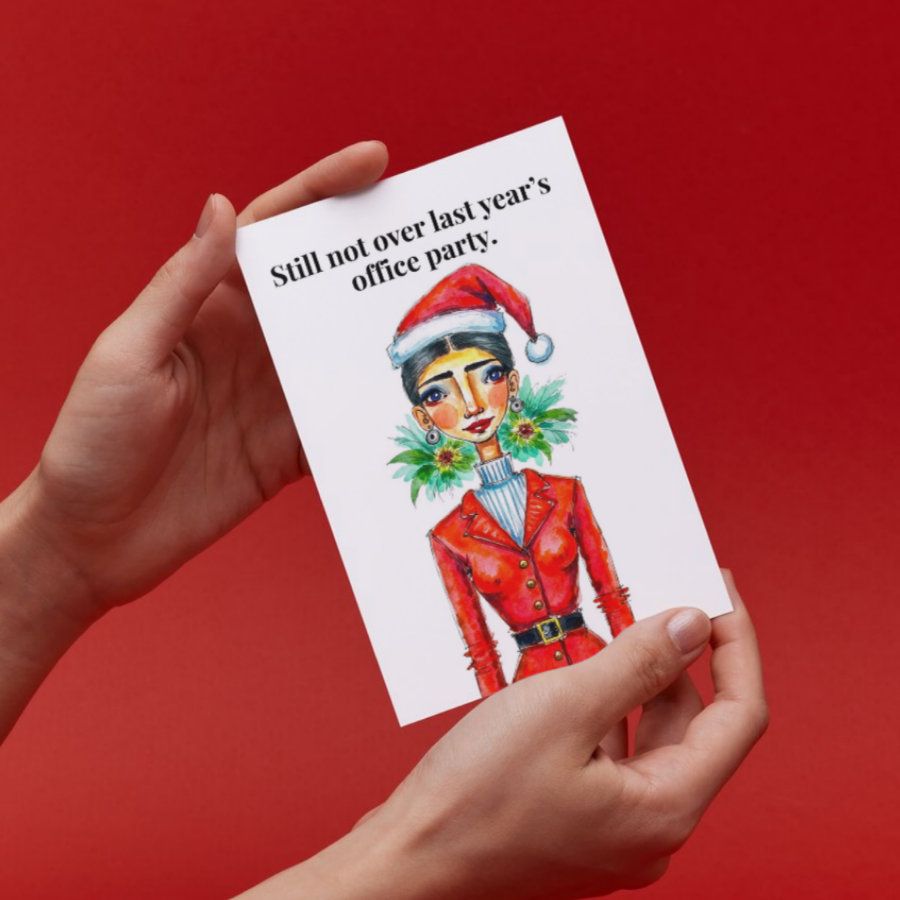 Still Not Over the Office Party – Holiday Greeting Card