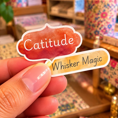 Catitude Whimsical Cat Ephemera Set