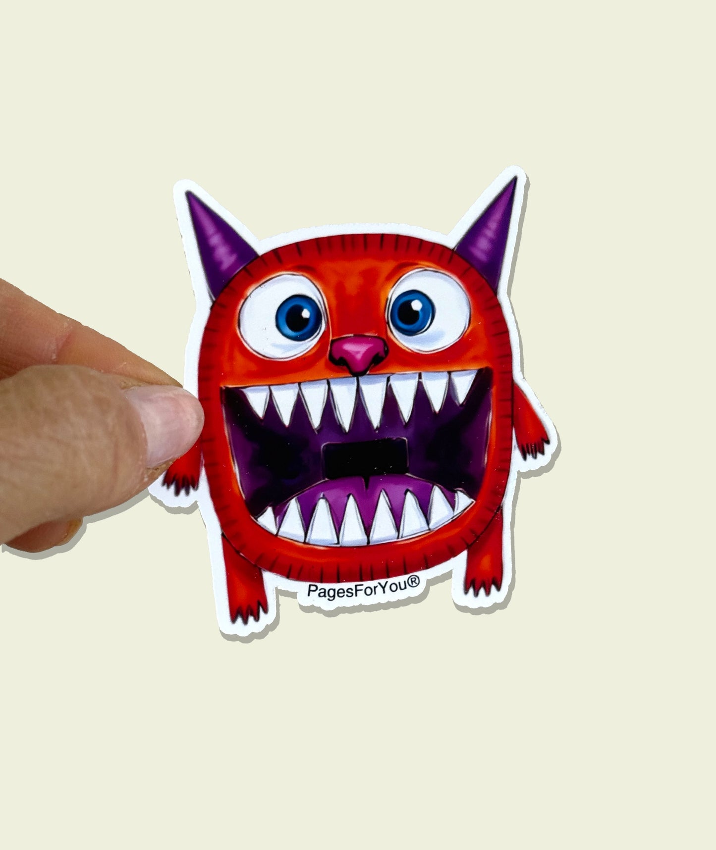 Too Cute to Spook · Funny Halloween Die-Cut Sticker Pack (4 Pieces)