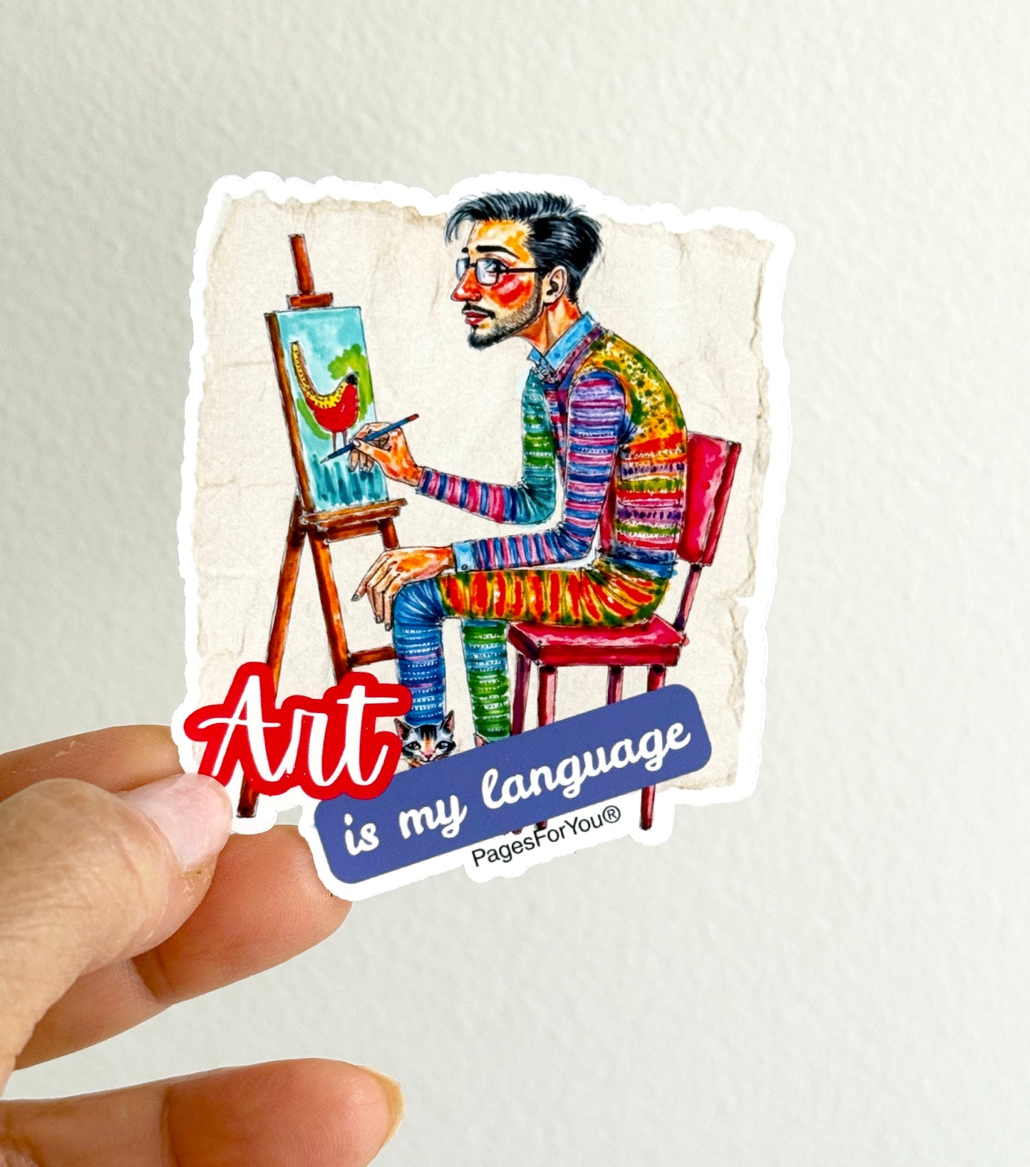 Mini Art Manifesto • Set of 3 Vinyl Stickers