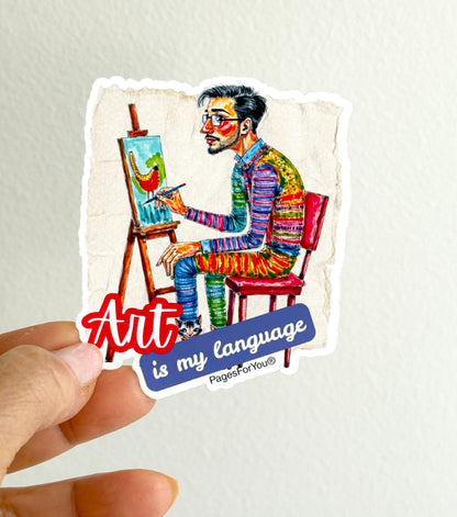 Mini Art Manifesto • Set of 3 Vinyl Stickers