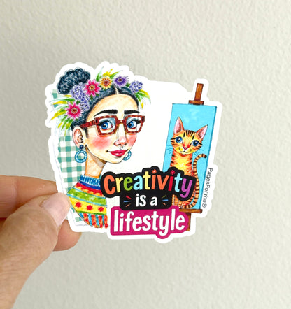 Mini Art Manifesto • Set of 3 Vinyl Stickers