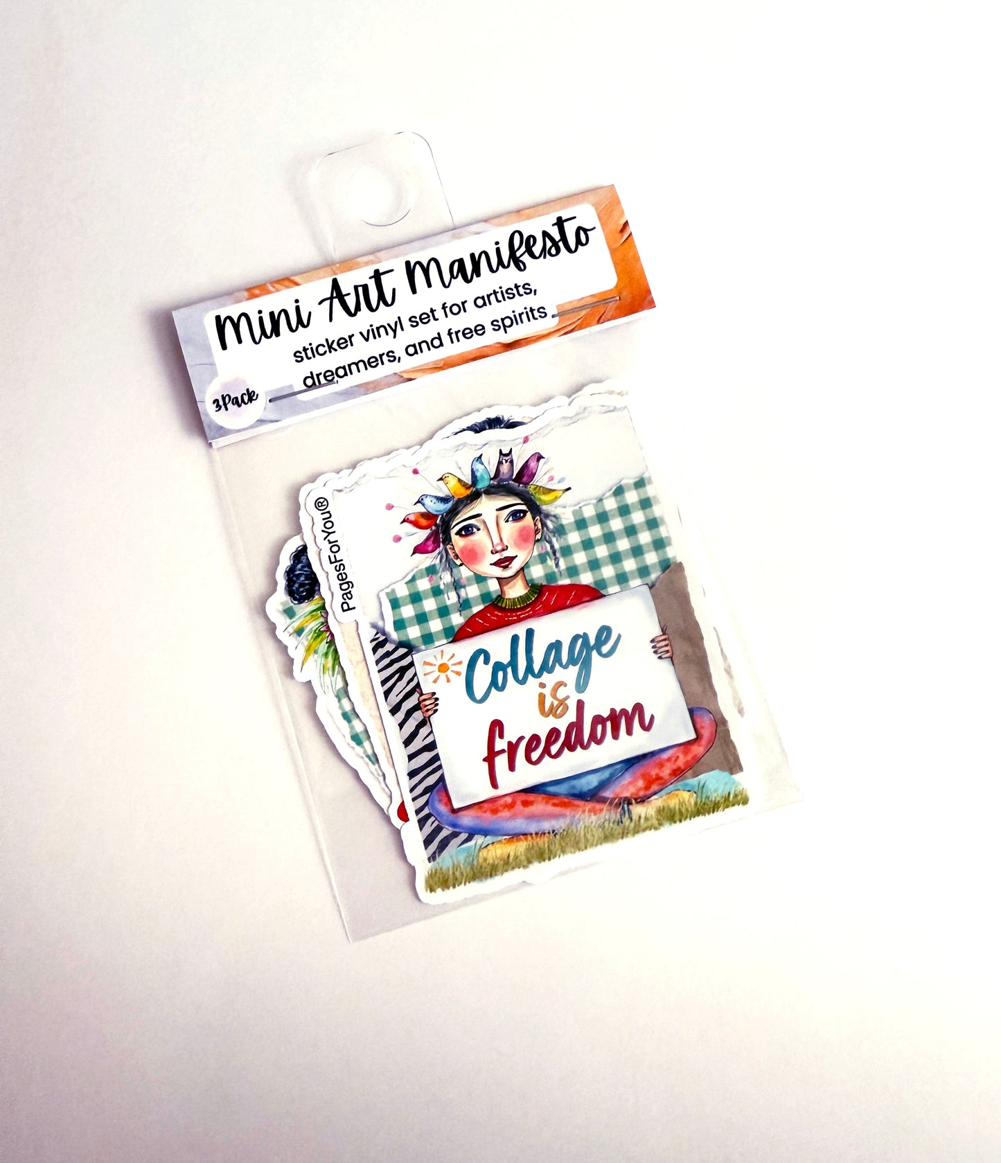 Mini Art Manifesto • Set of 3 Vinyl Stickers