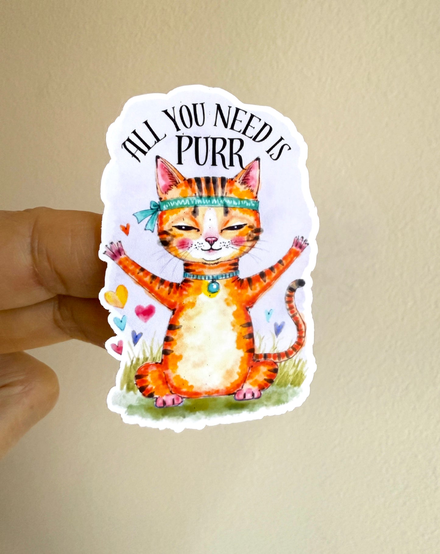 Purrfect Companions • Vinyl Sticker Set (Trio, 3x2 in)